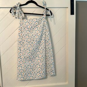 Girl and the Sun tie shoulder summer daisy dress. SZ small